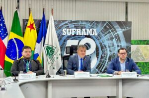 Reunião do Conselho de Administração da Suframa (CAS) realizada por videoconferência com autoridades e representantes do setor produtivo