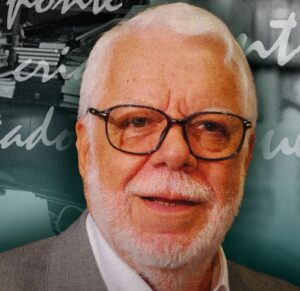 Manoel Carlos, autor de novelas brasileiras, em imagem de homenagem após sua morte aos 92 anos