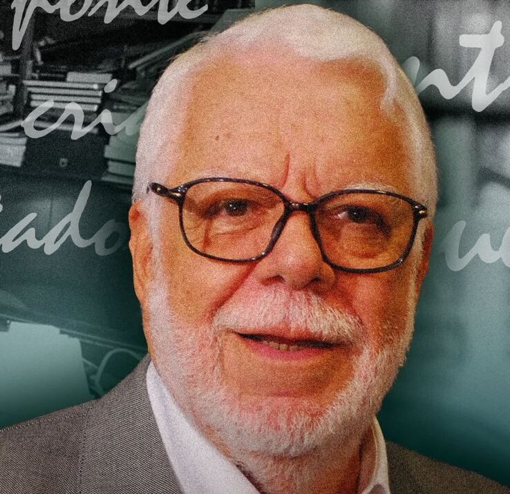 Manoel Carlos, autor de novelas brasileiras, em imagem de homenagem após sua morte aos 92 anos