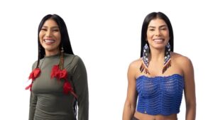 Lívia e Marciele, participantes da Casa de Vidro do BBB 26, em foto oficial divulgada pela TV Globo