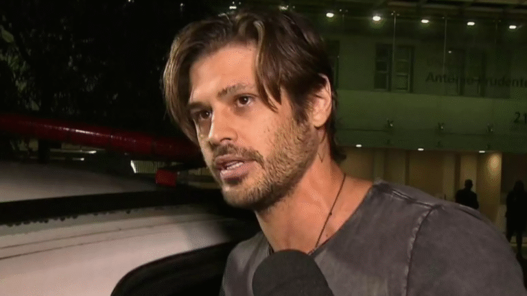 Dado Dolabella durante entrevista após anunciar pré-candidatura a deputado federal pelo MDB