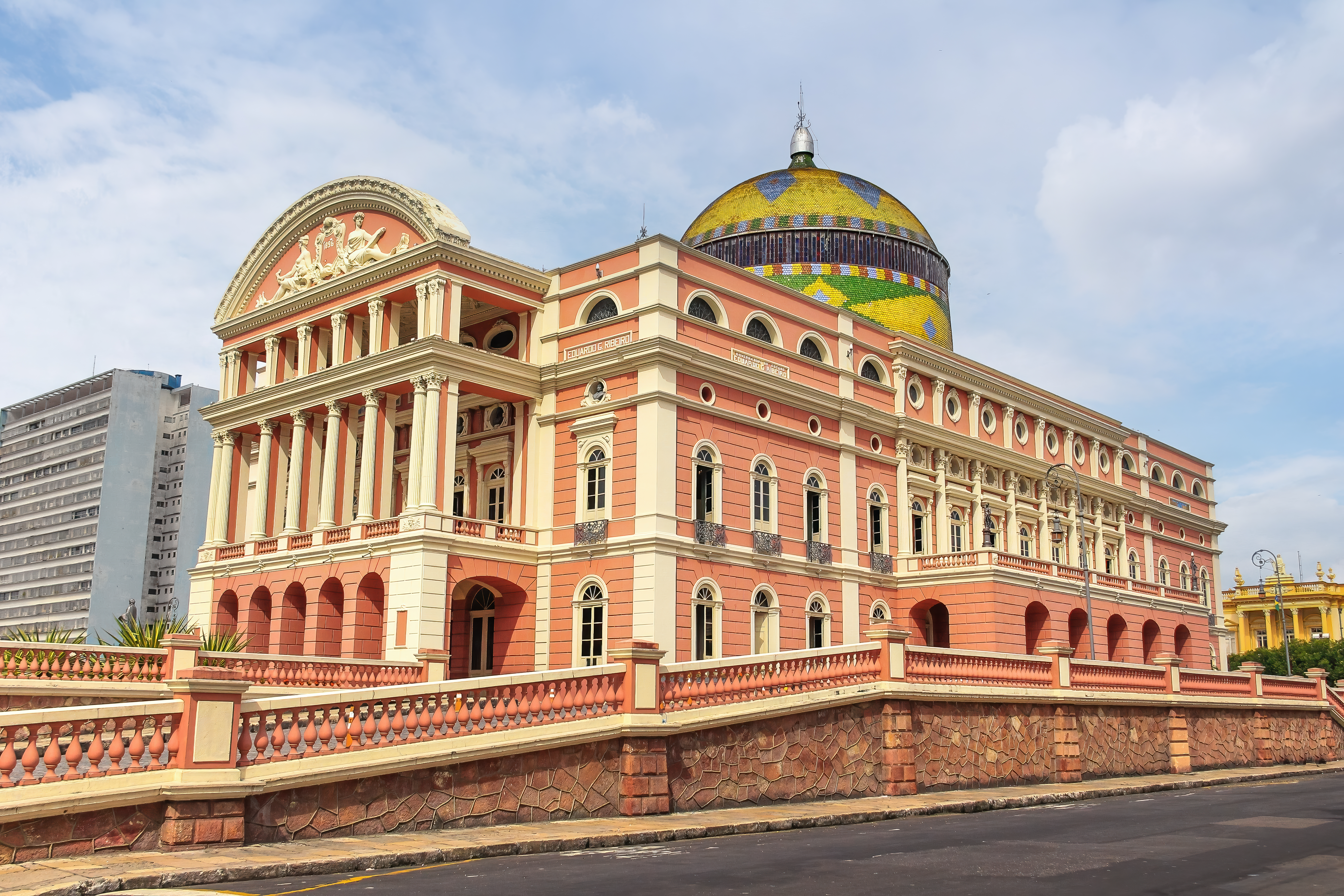 Teatro Amazonas em Manaus, candidato à lista de Patrimônio Mundial da Unesco.