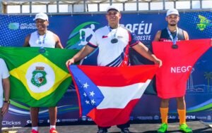 Eros Erlan conquista ouro no arremesso de peso pelo Amazonas