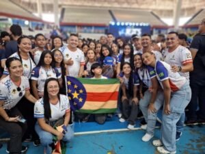Delegação de Parintins nos Jogos Escolares do Amazonas 2026