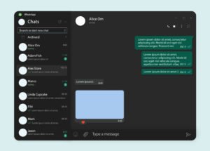 Interface do WhatsApp Web no computador, que passa a permitir chamadas de áudio e vídeo pelo navegador.