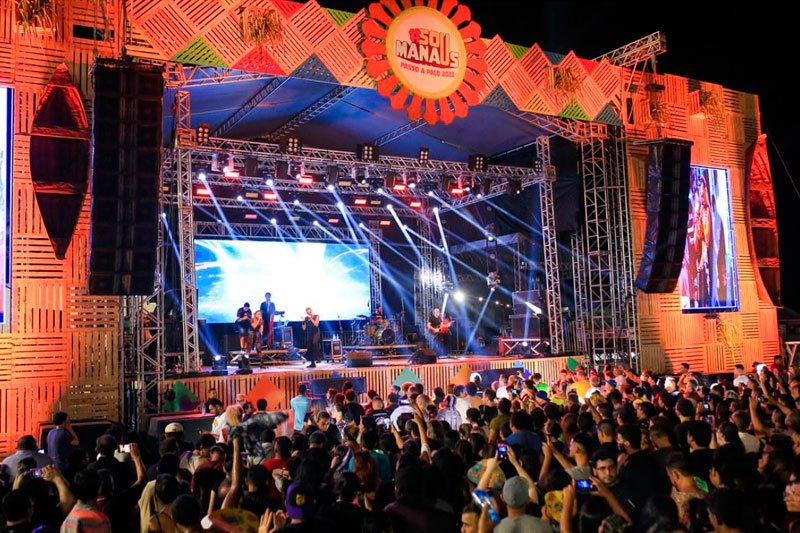 Festival Sou Manaus Passo a Paço reúne público no Centro Histórico de Manaus