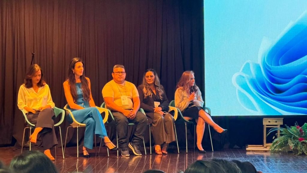 Gestores da rede municipal de Manaus durante a 11ª Conferência Internacional de Educação, em Brasília.
