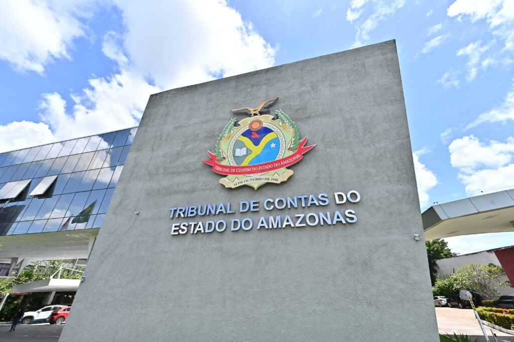 Fachada da sede do Tribunal de Contas do Estado do Amazonas (TCE-AM), em Manaus.