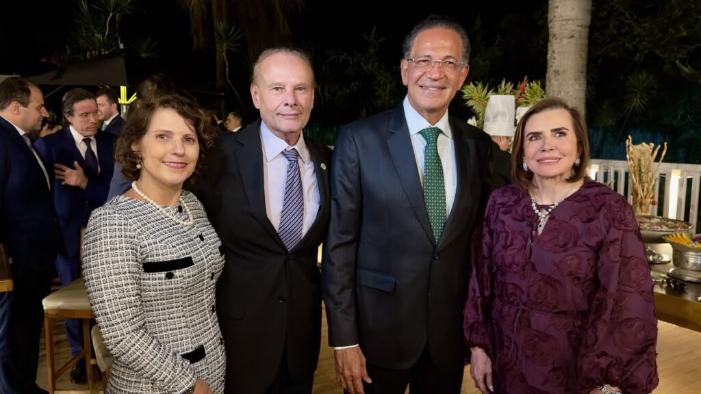 Ministro Mauro Campbell durante cerimônia de posse como vice-presidente do Superior Tribunal de Justiça, em Brasília.